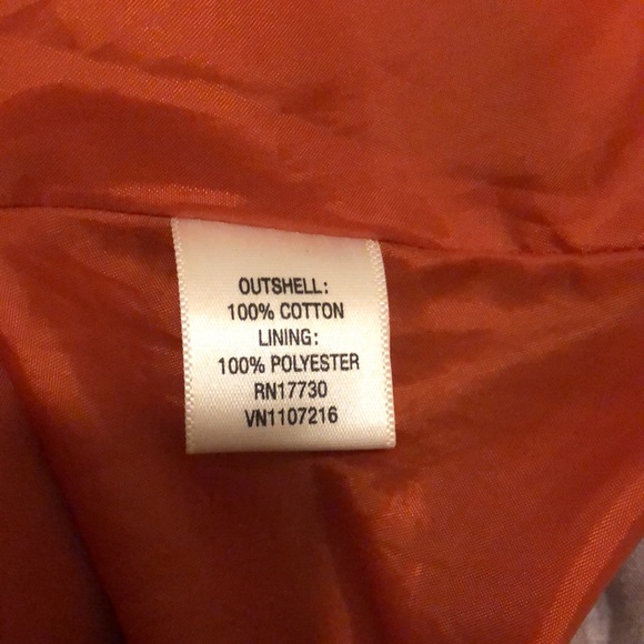 Vintage Merona Dress. Burnt Orange and Purple. Size 12. - Picture 9 of 10